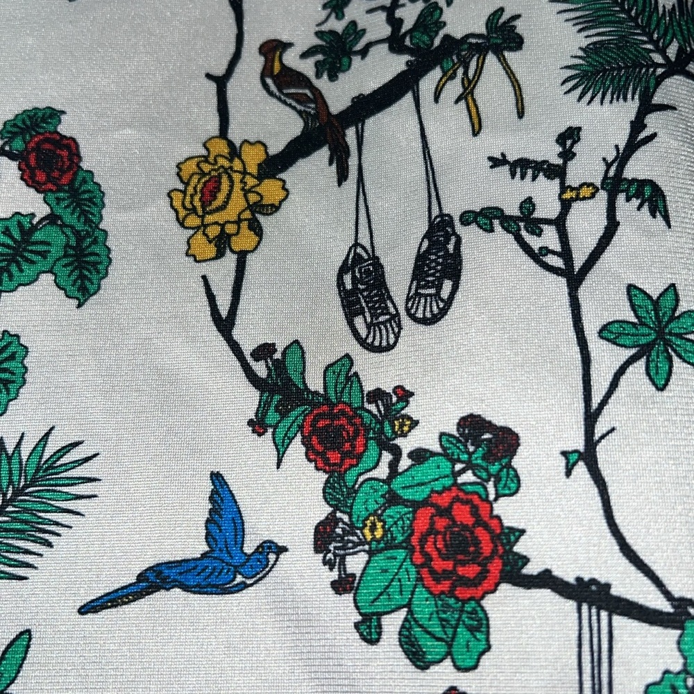 Adidas White Floral Track Jacket - Picture 10 of 10